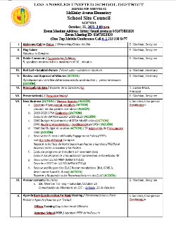 Agenda